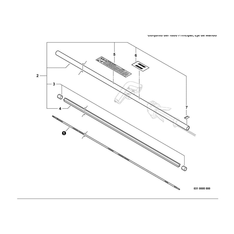Main Pipe Assembly, Driveshaft