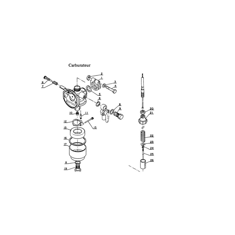 Carburetor Float Type Detail