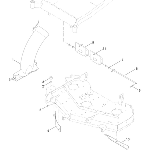 54 Inch Bagger Finishing Kit Assembly No 121-5663