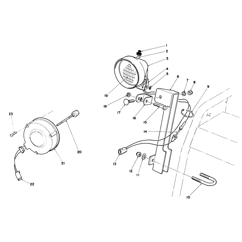 Light Kit No. 66-7930 (optional)