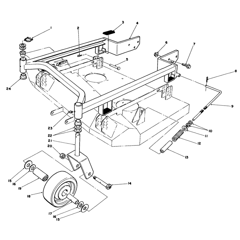 36in Carrier Frame Model No 30136