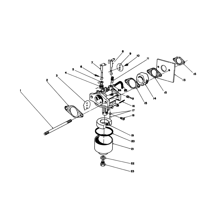 Carburetor Assembly Engine No 47pm1-2