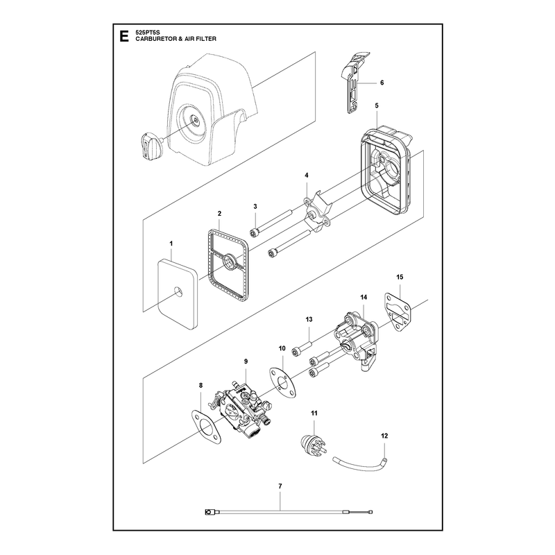 CARBURETOR AND AIR FILTER