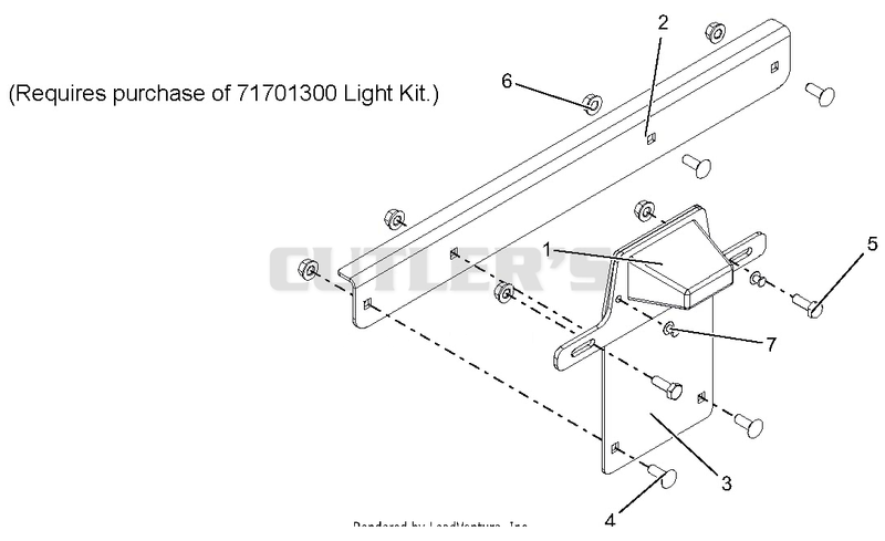 License Plate Holder with Light Kit