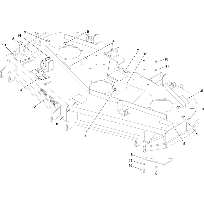Deck Assembly No 107-3974