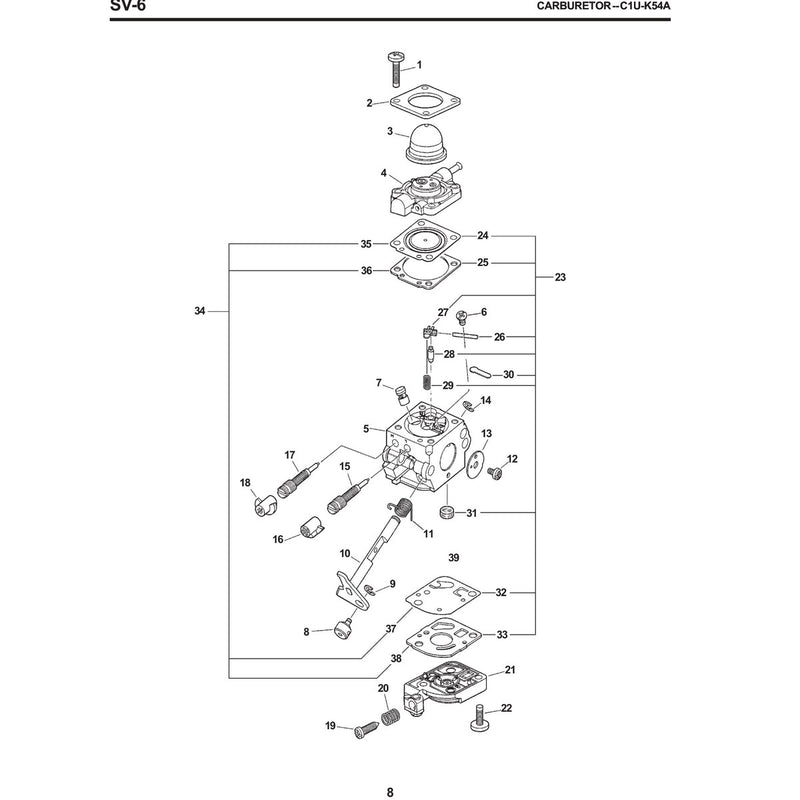 Carburetor--C1U-K54A