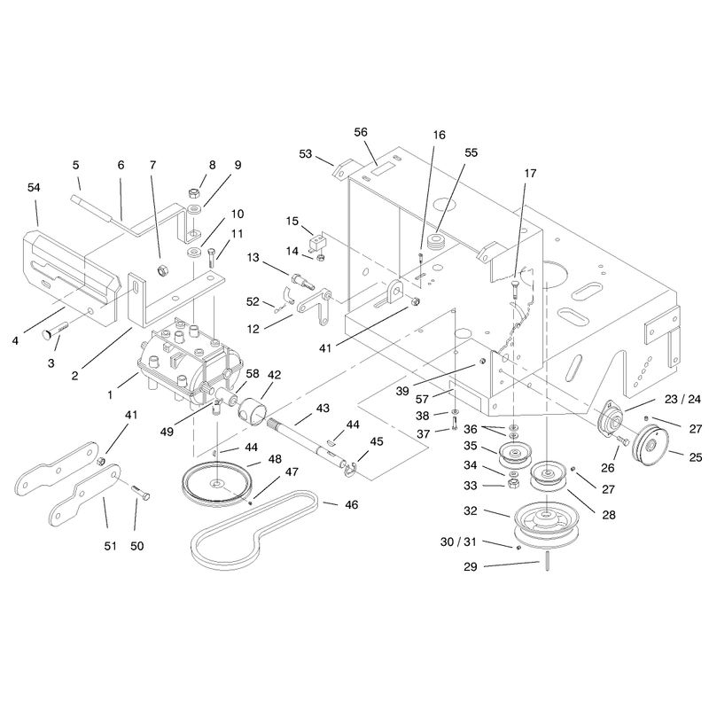 Transmission Pulleys and Drive Belt
