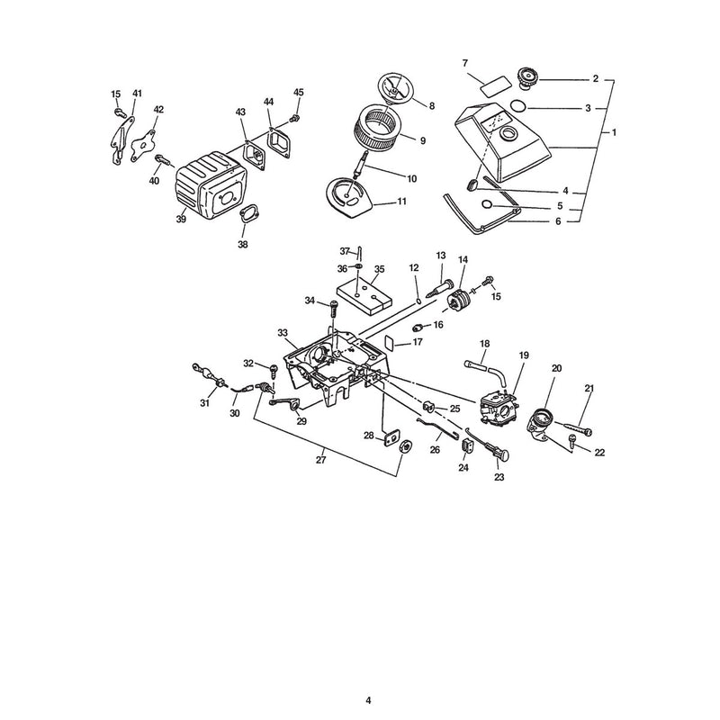 INTAKE, EXHAUST, AIR CLEANER