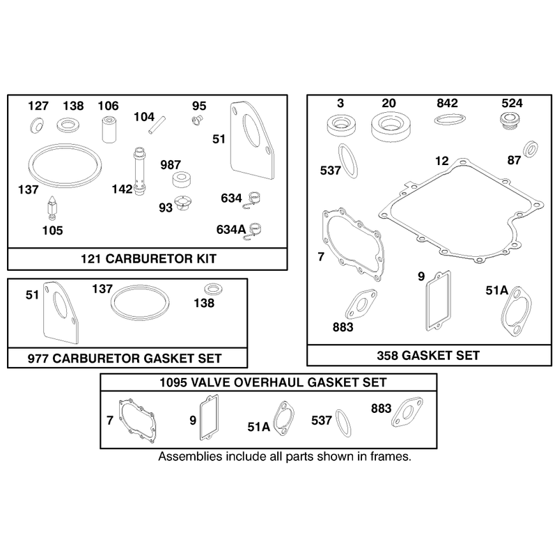 Engine Briggs and Stratton Model 28m707-1182-E1