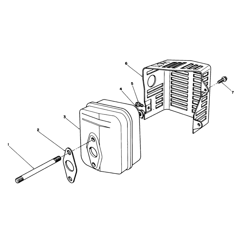 Muffler Assembly Model No Vmg6
