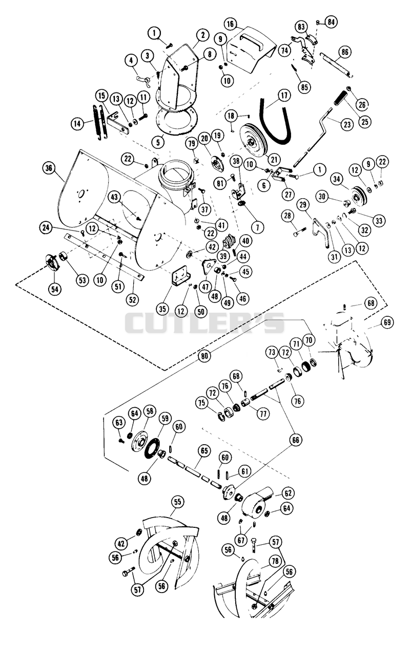 SNO-THRO PARTS LIST
