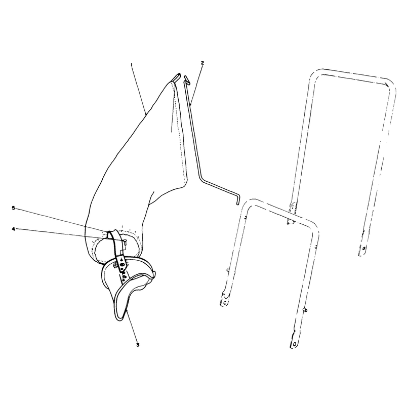 Grass Bagging Kit No 38-0050 Optional