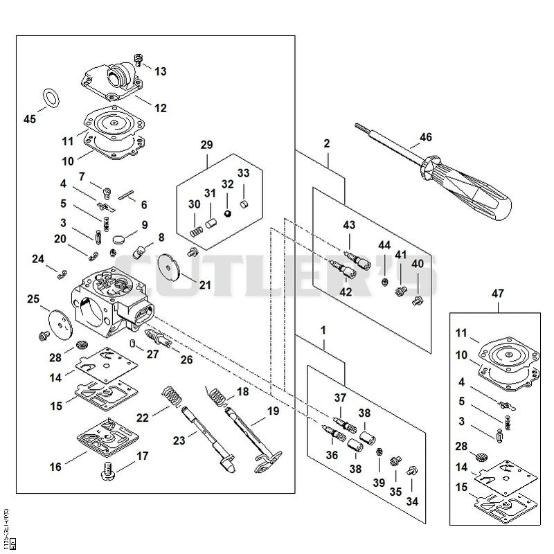 Carburetor HD-34, HD-46