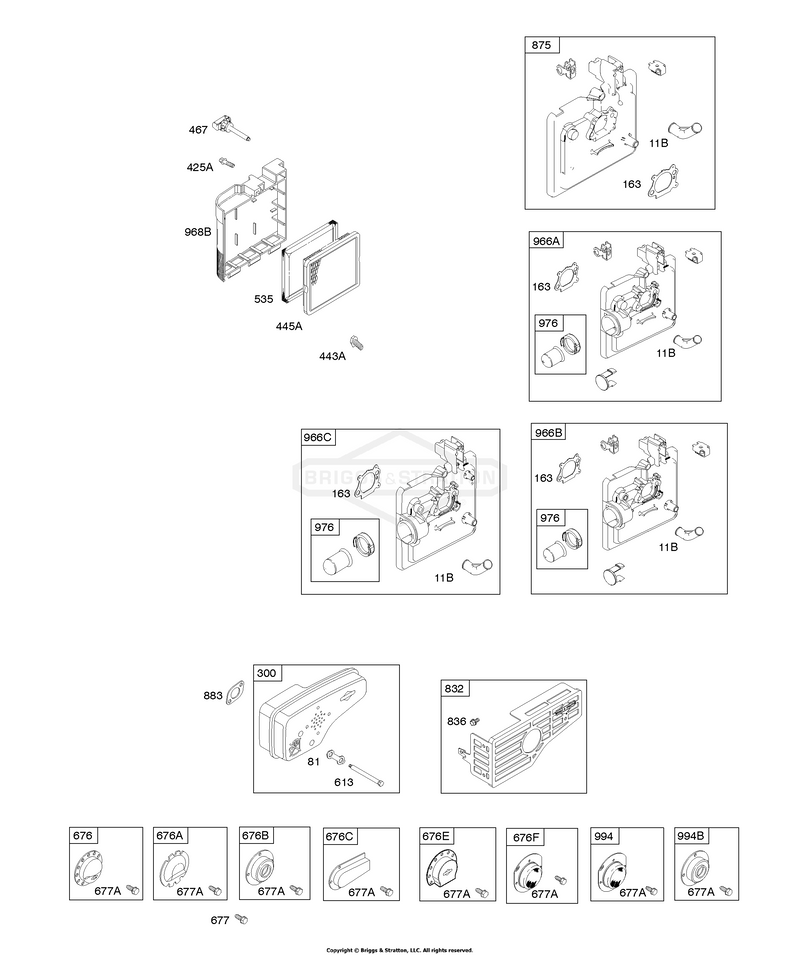Air Cleaner, Exhaust System