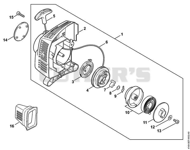 Rewind starter ErgoStart/Easy2Start