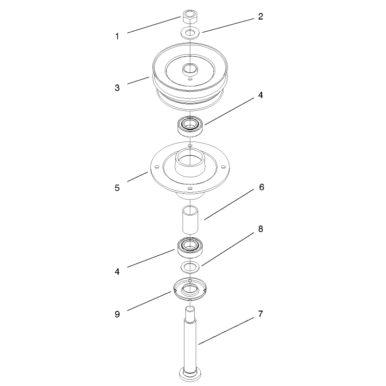 Spindle Housing Assembly No 104-6314