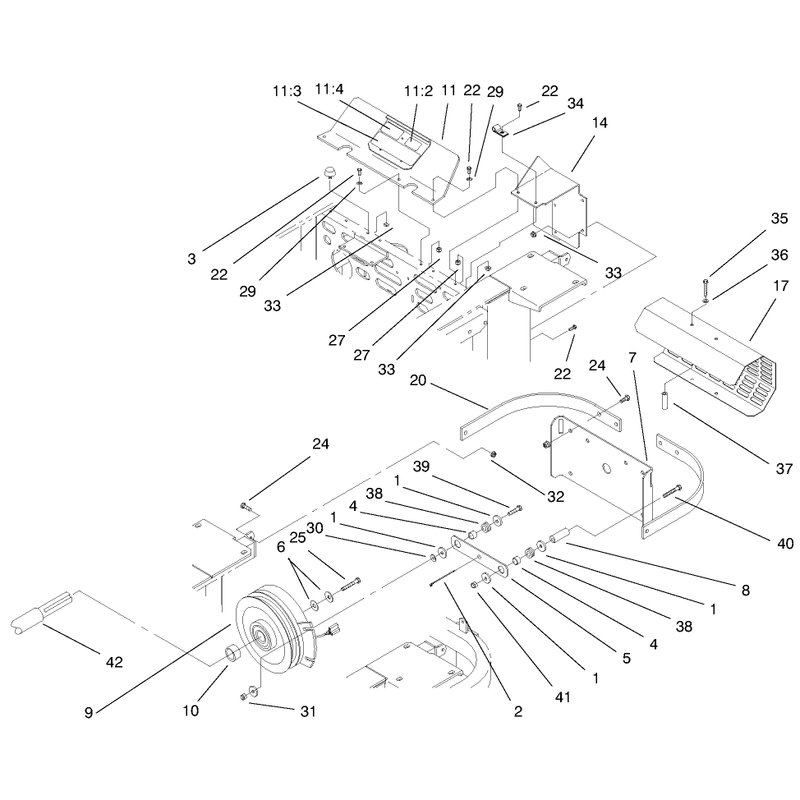 Shields and Clutch Assembly