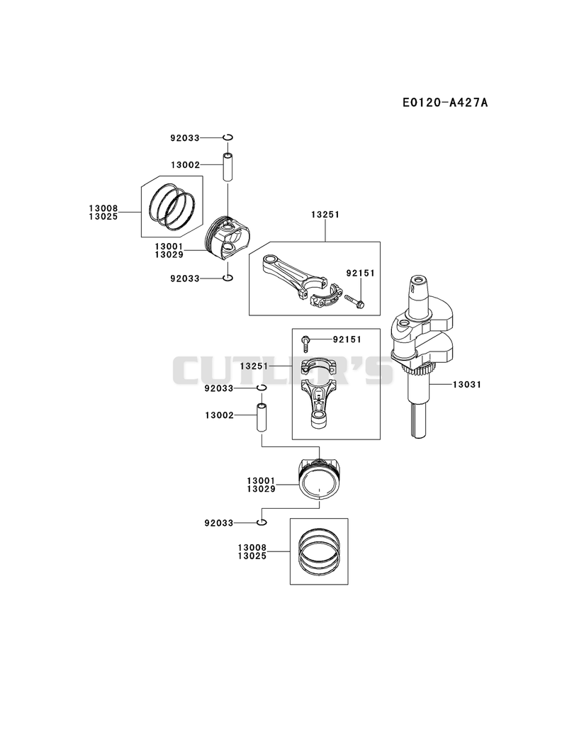 PISTON/CRANKSHAFT
