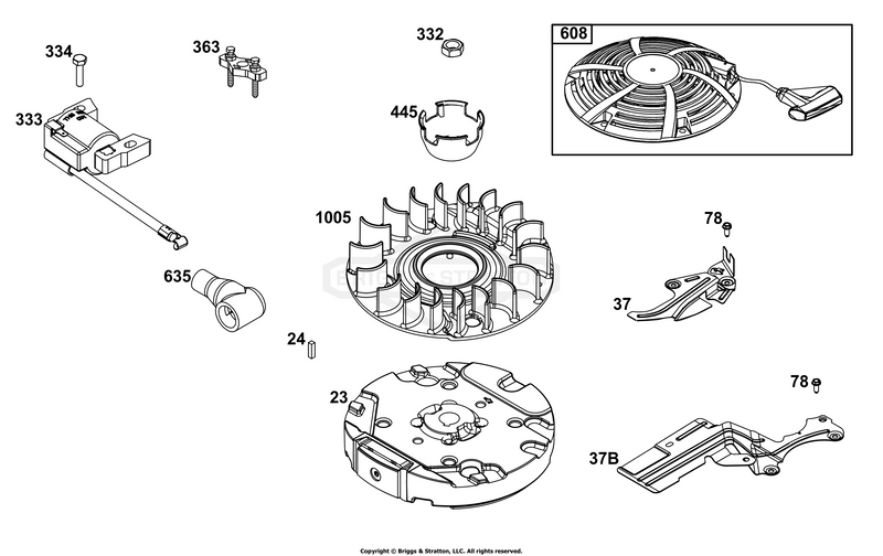 Flywheel, Ignition, and Starter Group