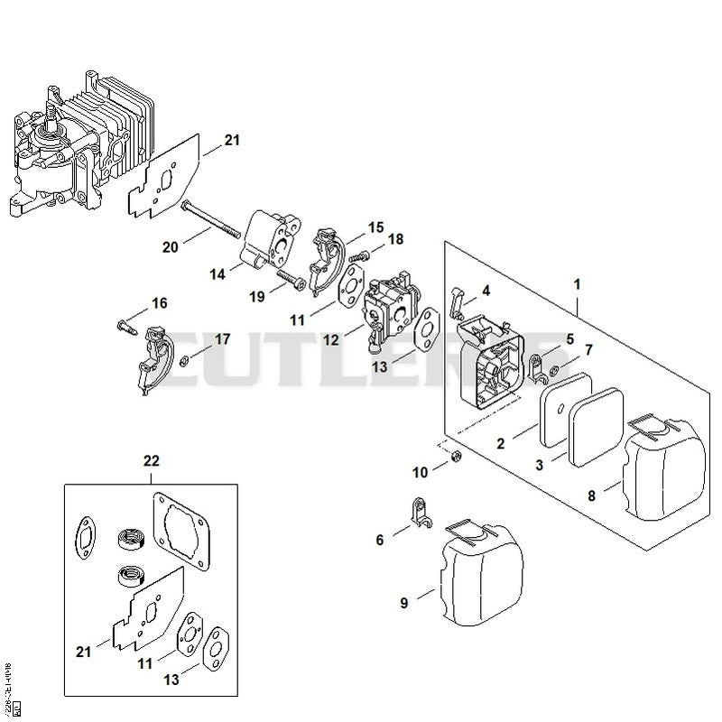 Air filter, Spacer flange