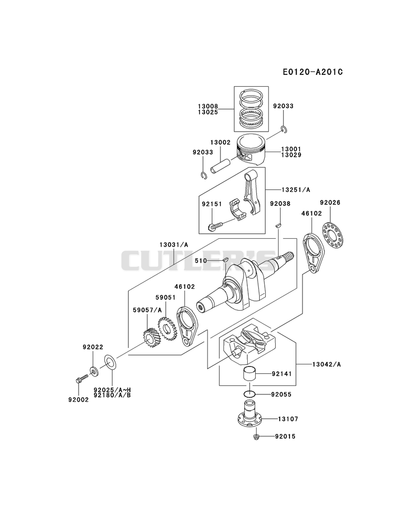 PISTON/CRANKSHAFT