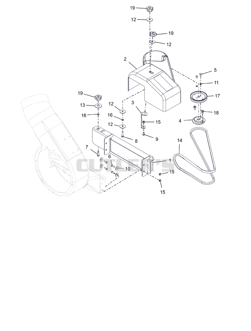 Pump Mount and Cover 42"