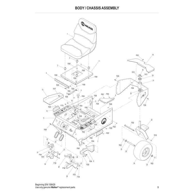 BODY / CHASSIS ASSEMBLY