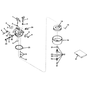 Carburetor Model No 631165