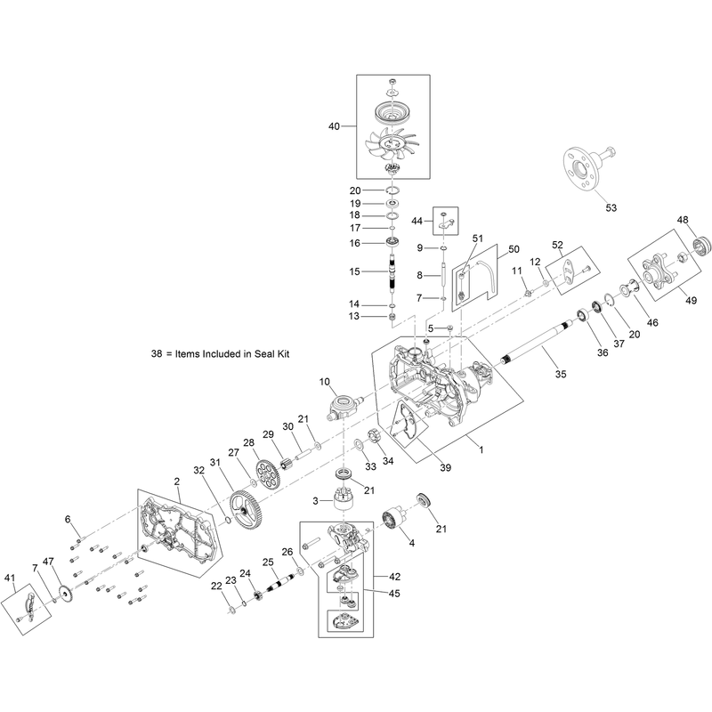 LH Transaxle Assembly No. 131-3640