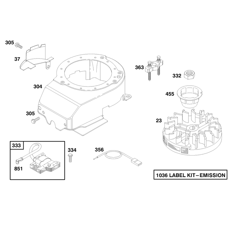 Engine Briggs and Stratton Model 12f802-1767-E1