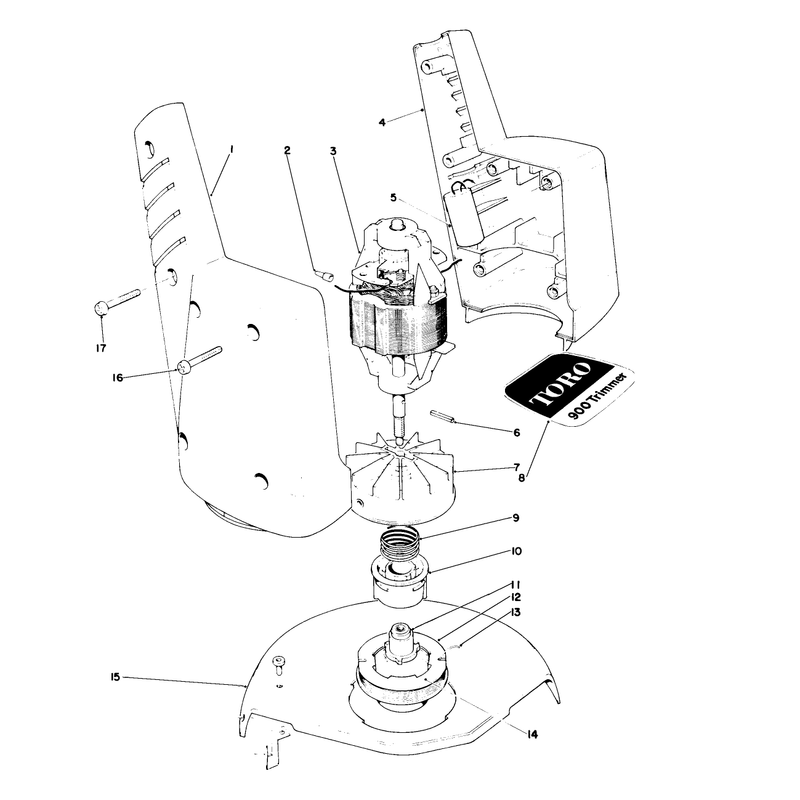 Motor and Housing Assembly