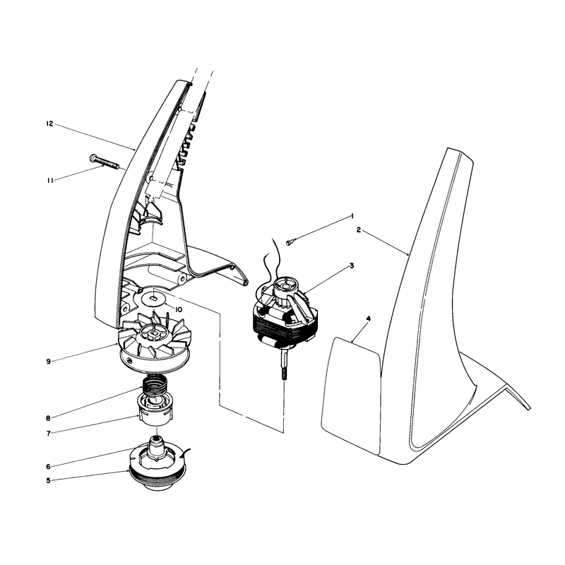Motor and Housing Assembly