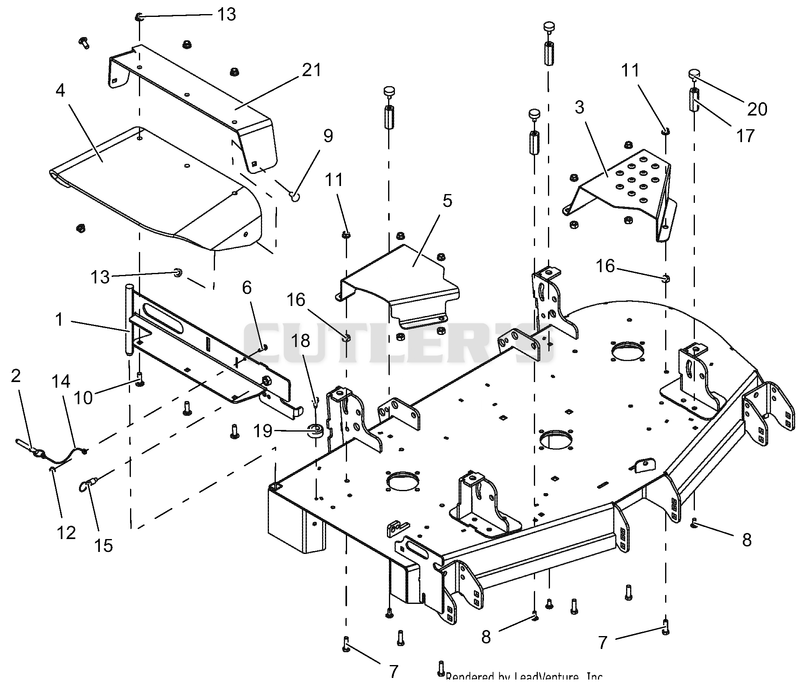 Chute & Belt Covers, 48" Deck