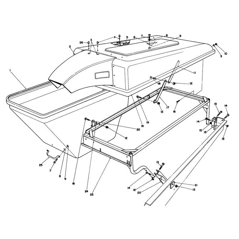 Grass Collection System Model No 30576 Optional Continued