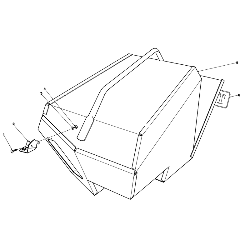 Steel Grass Catcher Model 22099 Optional