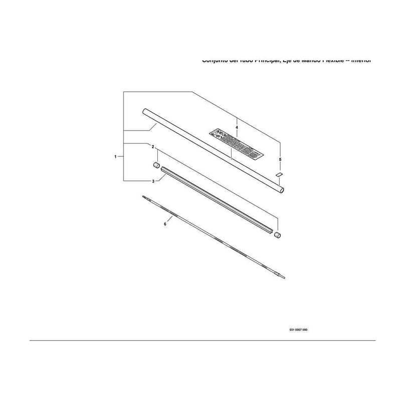 Main Pipe Assembly, Driveshaft -- Lower