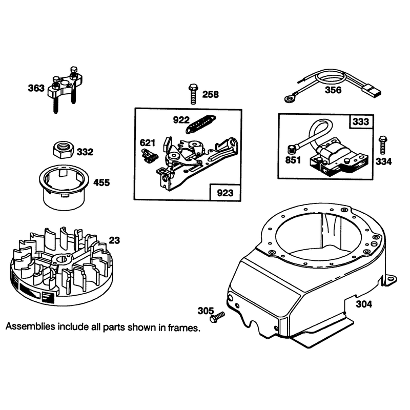 Engine Briggs and Stratton Model 122702-3171-01