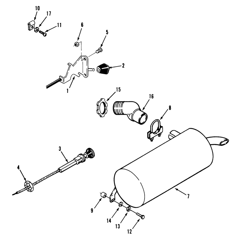 Throttle Choke And Exhaust