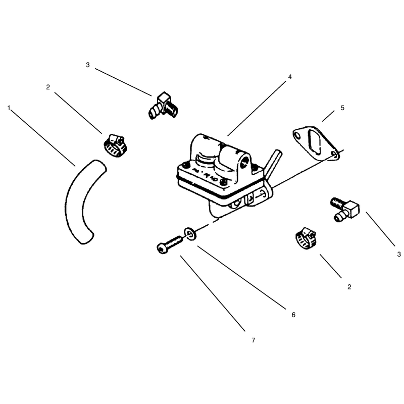 Fuel Pump Kohler Model Ms14s-Ts601559
