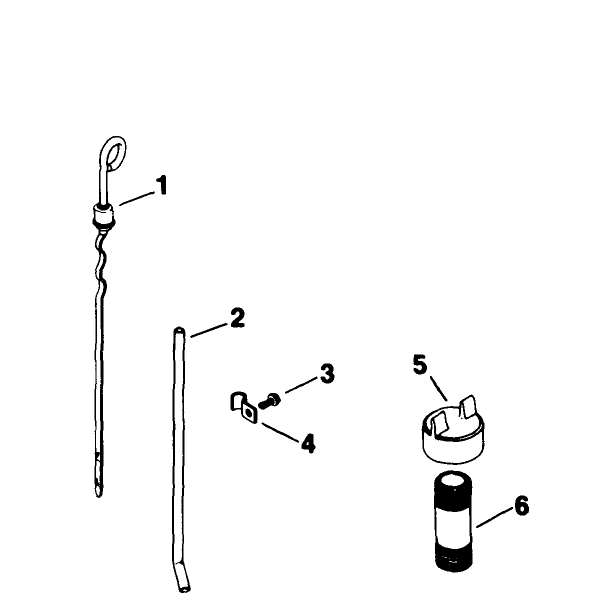 Dipstick Engine Kohler Model No M18qs-24657 Continued