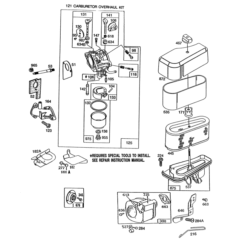 Briggs & Stratton Model No. 286707-0119-01 (cont.