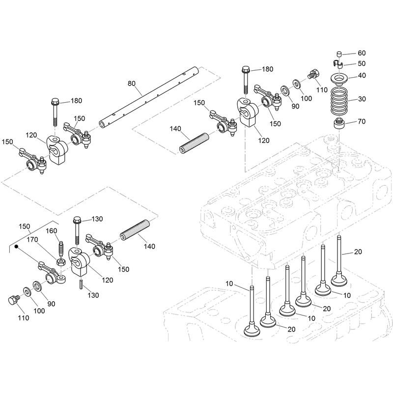 Valve and Rocker Arm Assembly