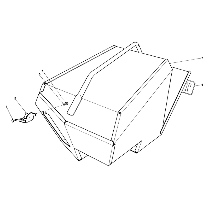 Steel Grass Catcher Model 22099 Optional