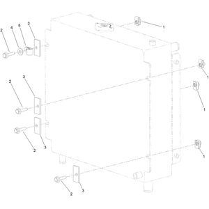 Radiator Support Kit Assembly No 161-7280
