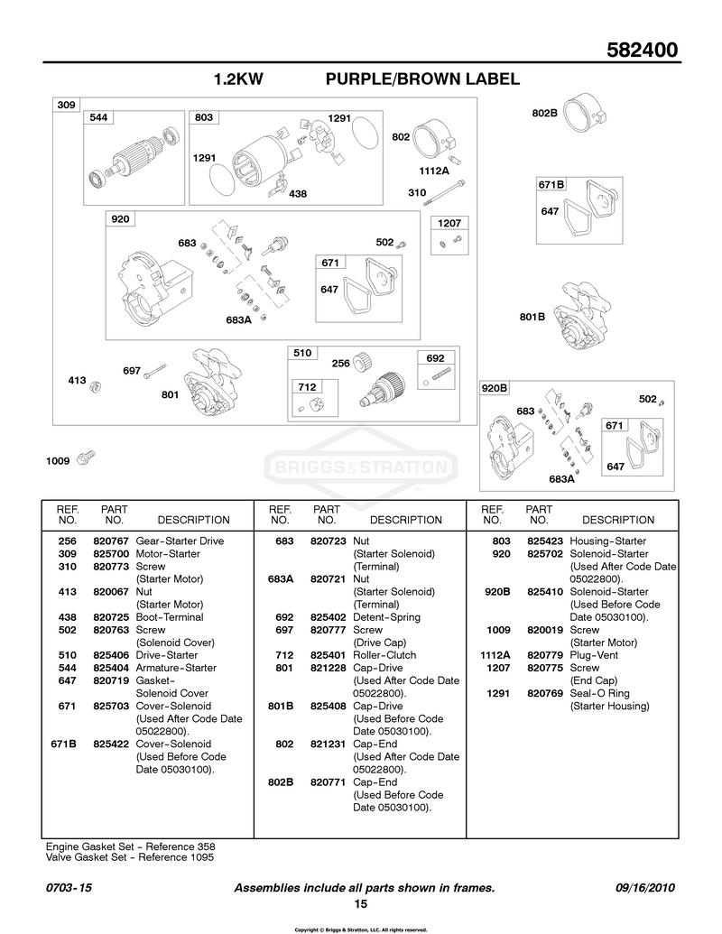1.2 KW Electric Starter