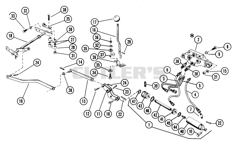 Hydraulic Lift And Front Rock Shaft