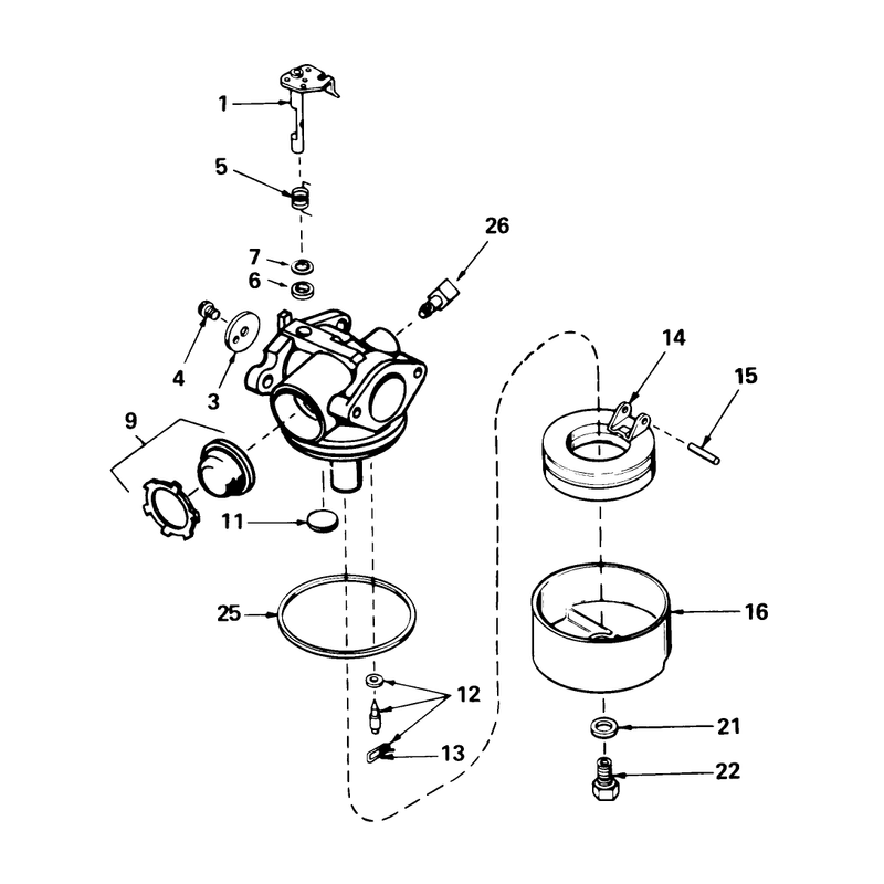 Carburetor No 632098