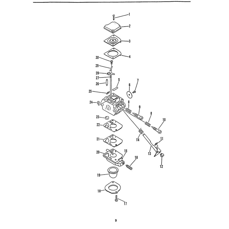 Carburetor C1U-K23A Includes The Following Items