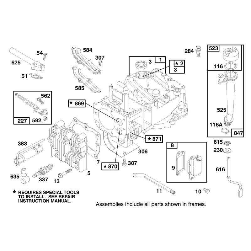 Engine Briggs and Stratton Model 12f802-1767-E1