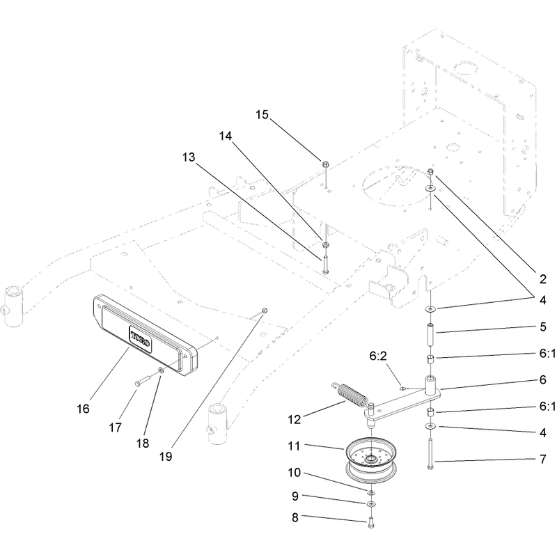 Power-Take-Off Idler and Weight Assembly